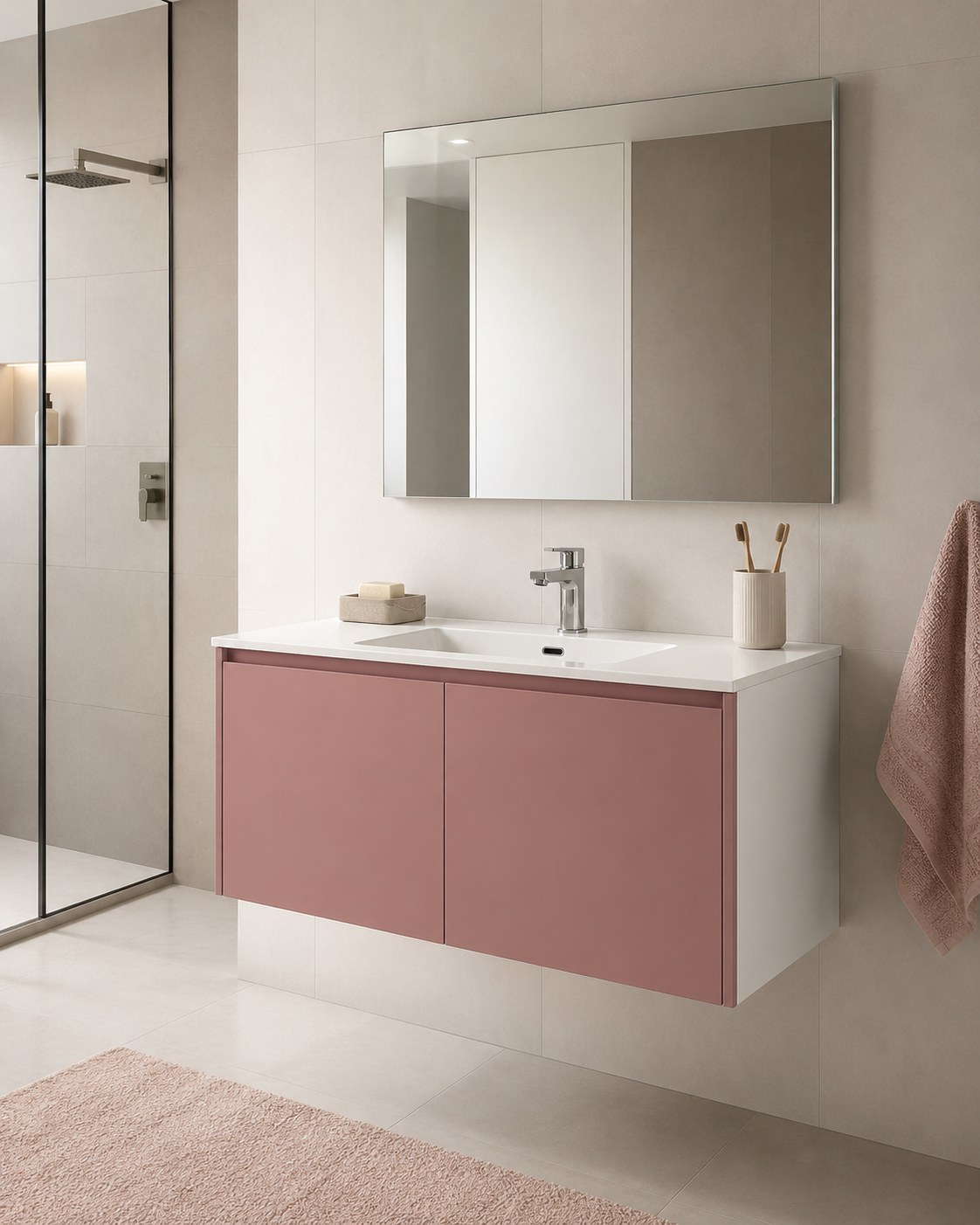 Dusty Pink Vanity
