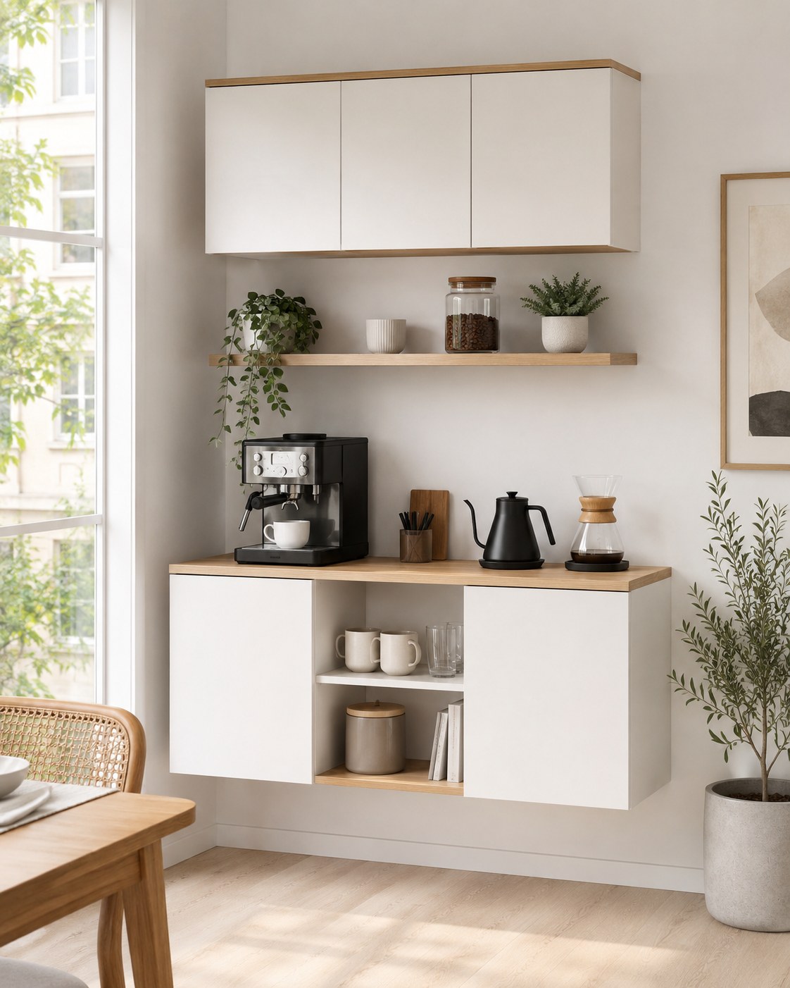 Floating Coffee Wall