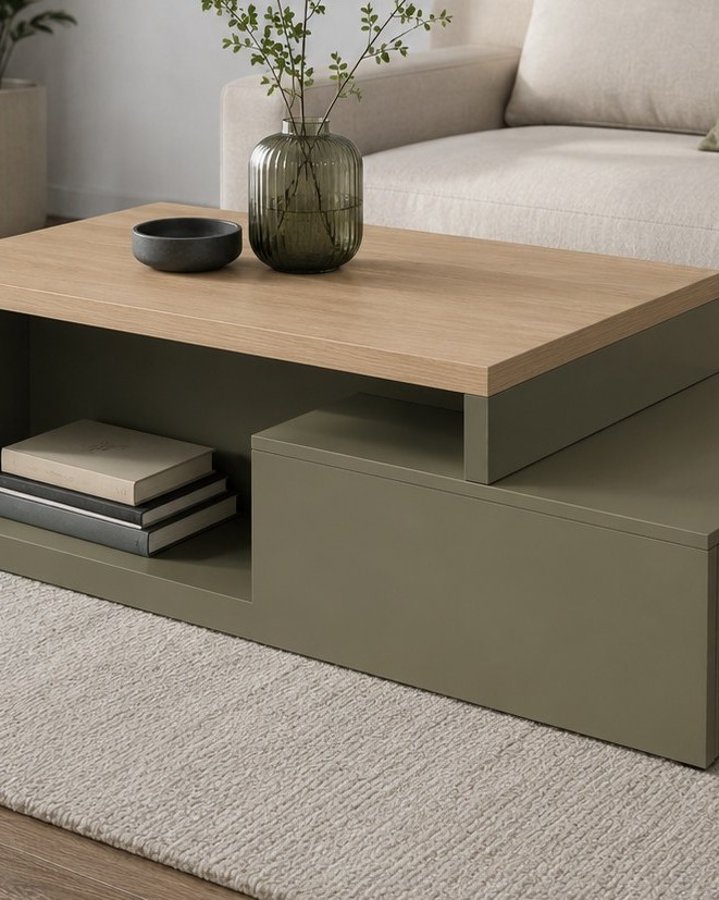 Olive Step Coffee Table photo 2
